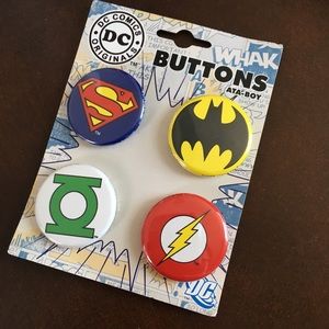 DC Comics Super Hero Buttons